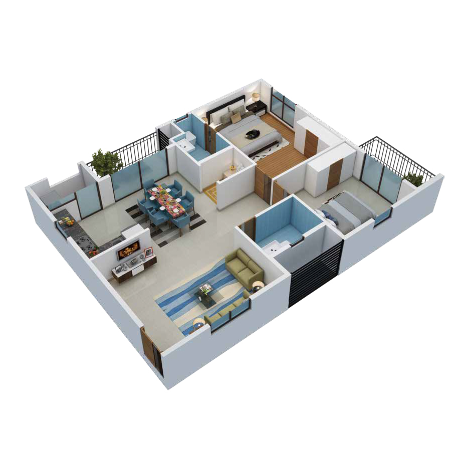 2BHK Plan